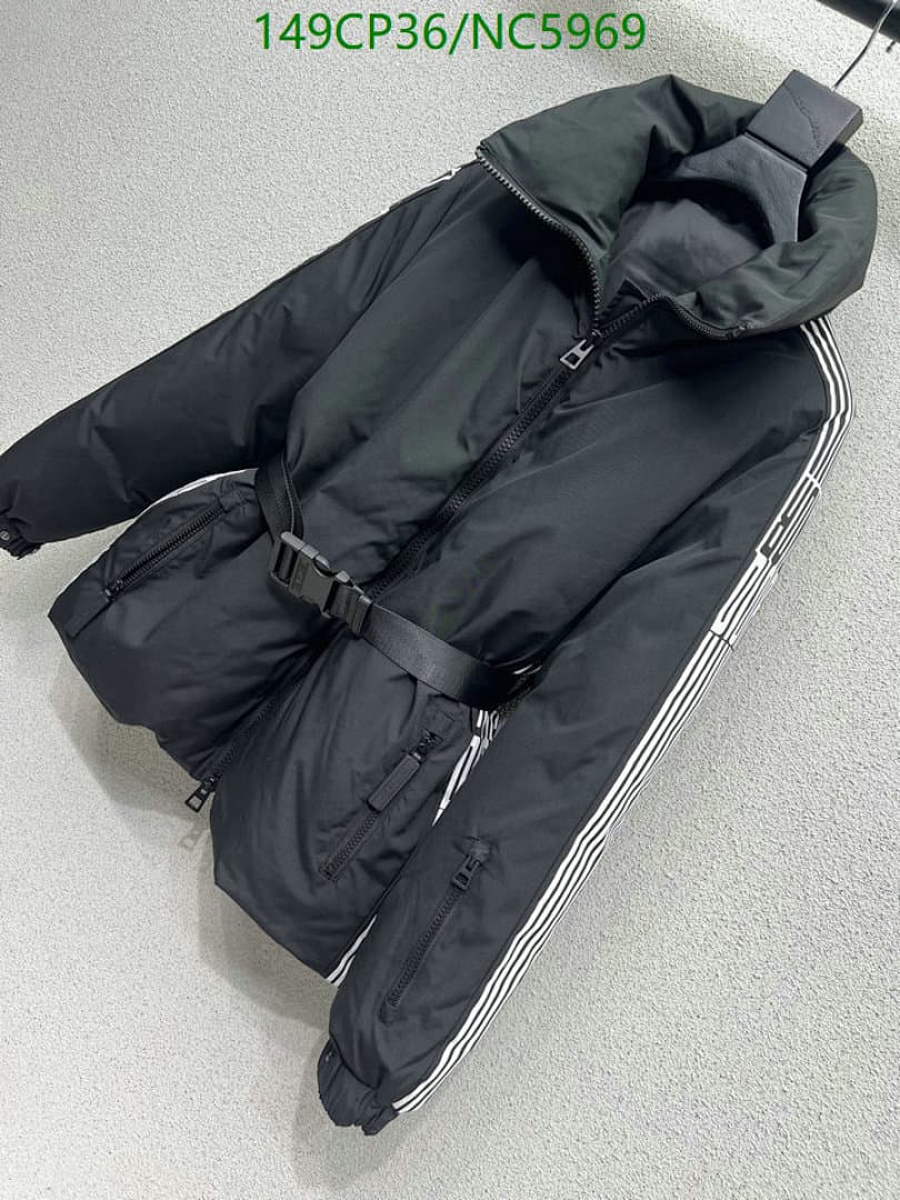 Moncler Down Jacket with Belt - view 2
