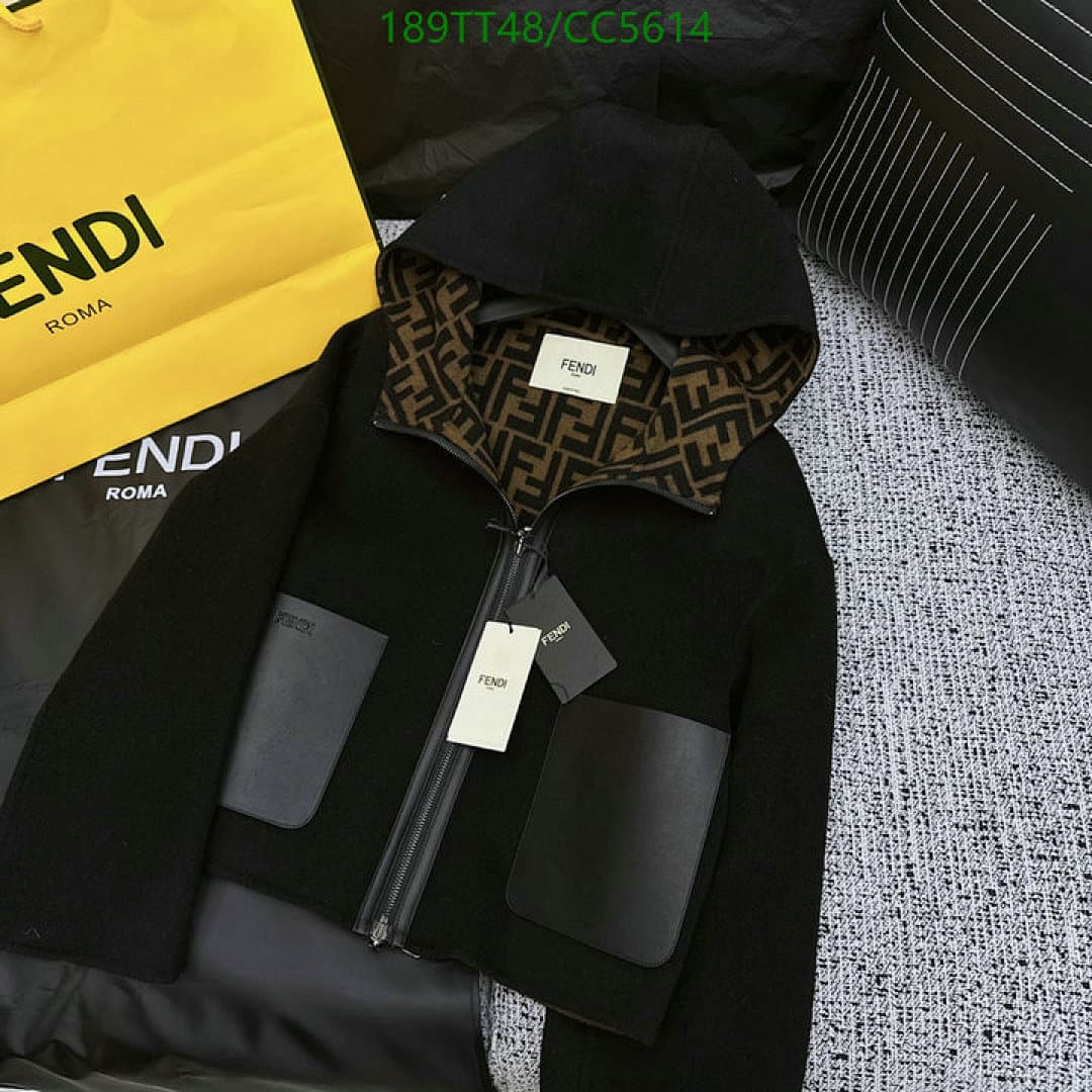 Fendi Fendi Roma Wool Hooded Jacket - view 2