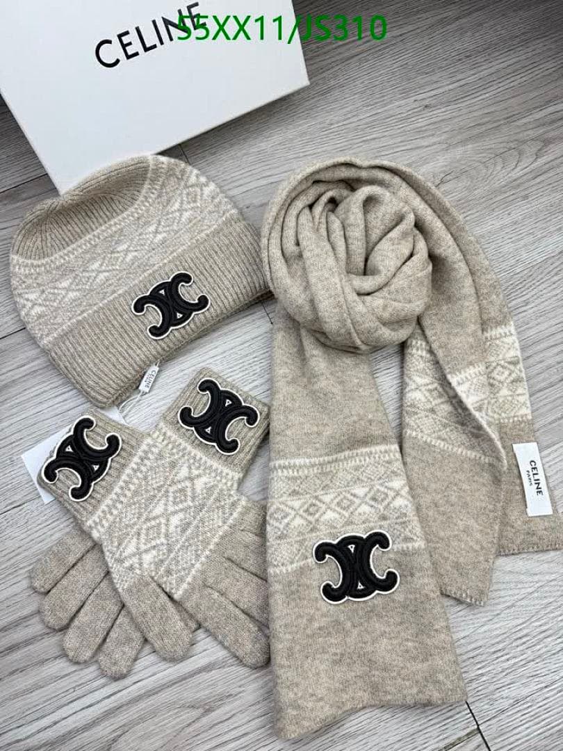 Celine Celine Knit Accessories Set - view 4
