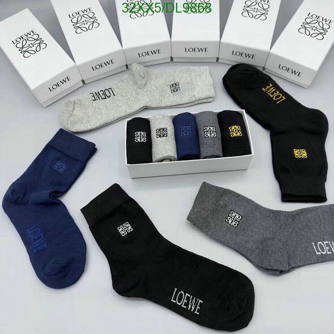 Loewe Loewe Striped Socks - view 5