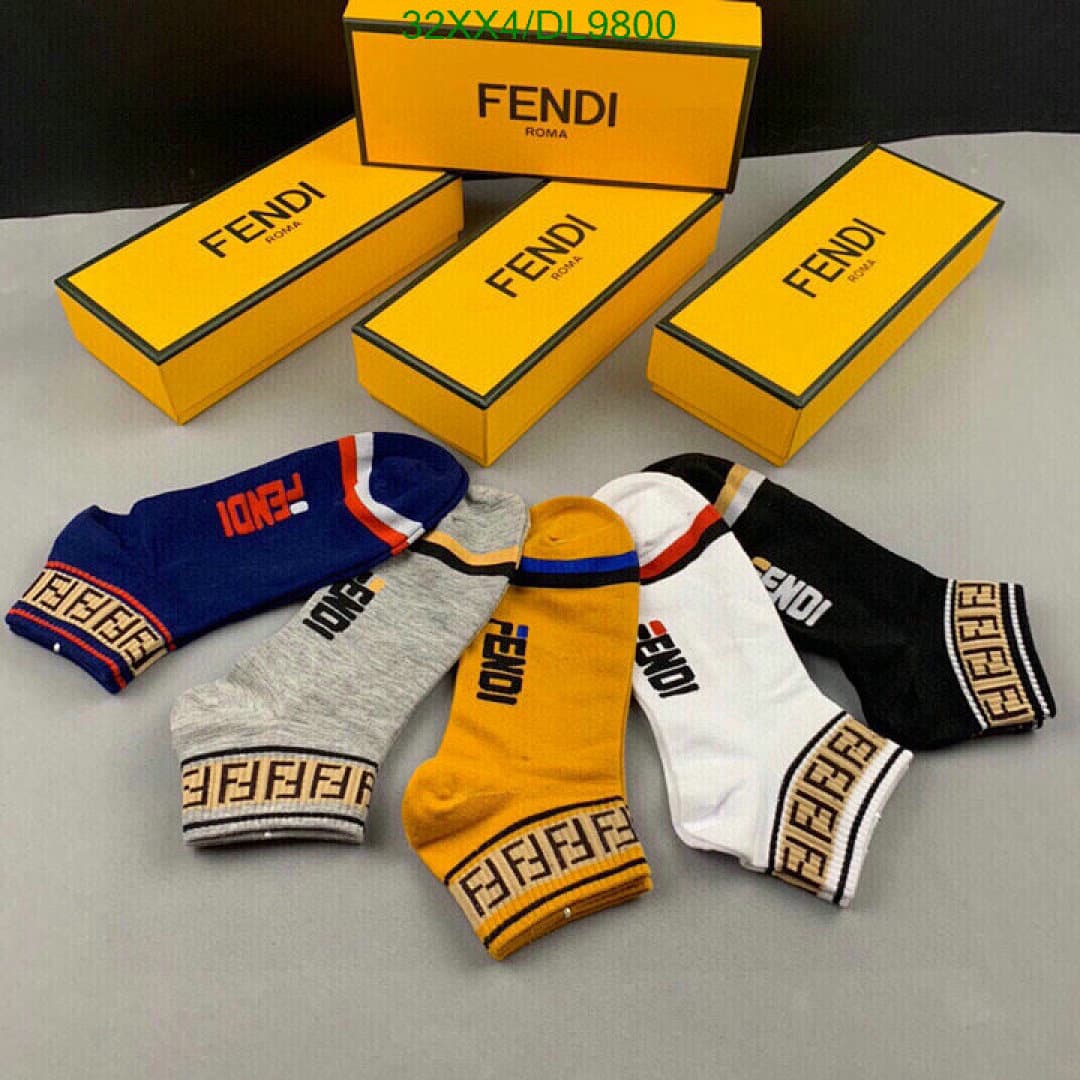 Fendi Socks - Set of 6 - view 2