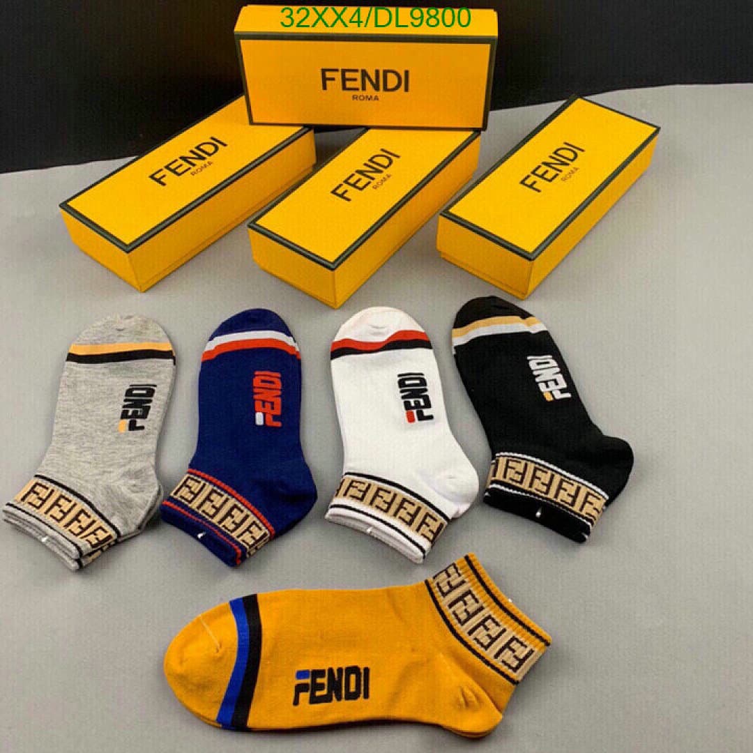 Fendi Socks - Set of 6 - view 4