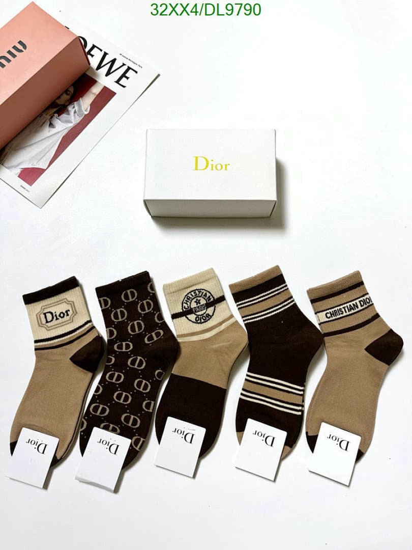 Christian Dior Dior Logo Socks
