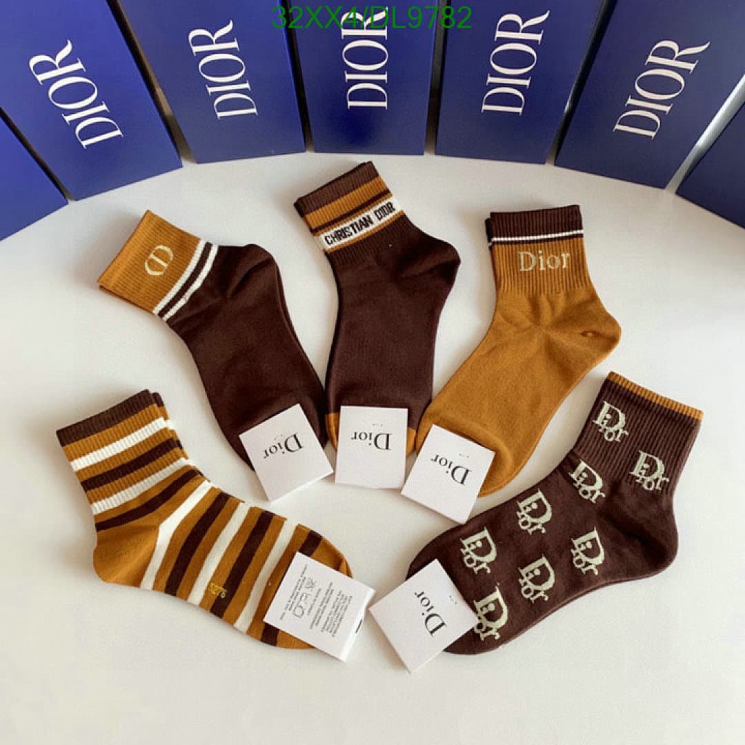 Dior Dior Ribbed Crew Socks - view 3