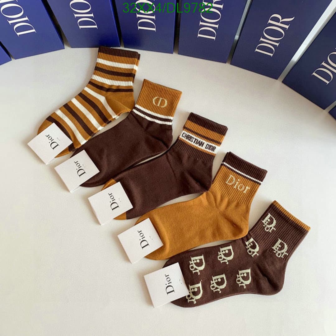 Dior Dior Ribbed Crew Socks - view 4