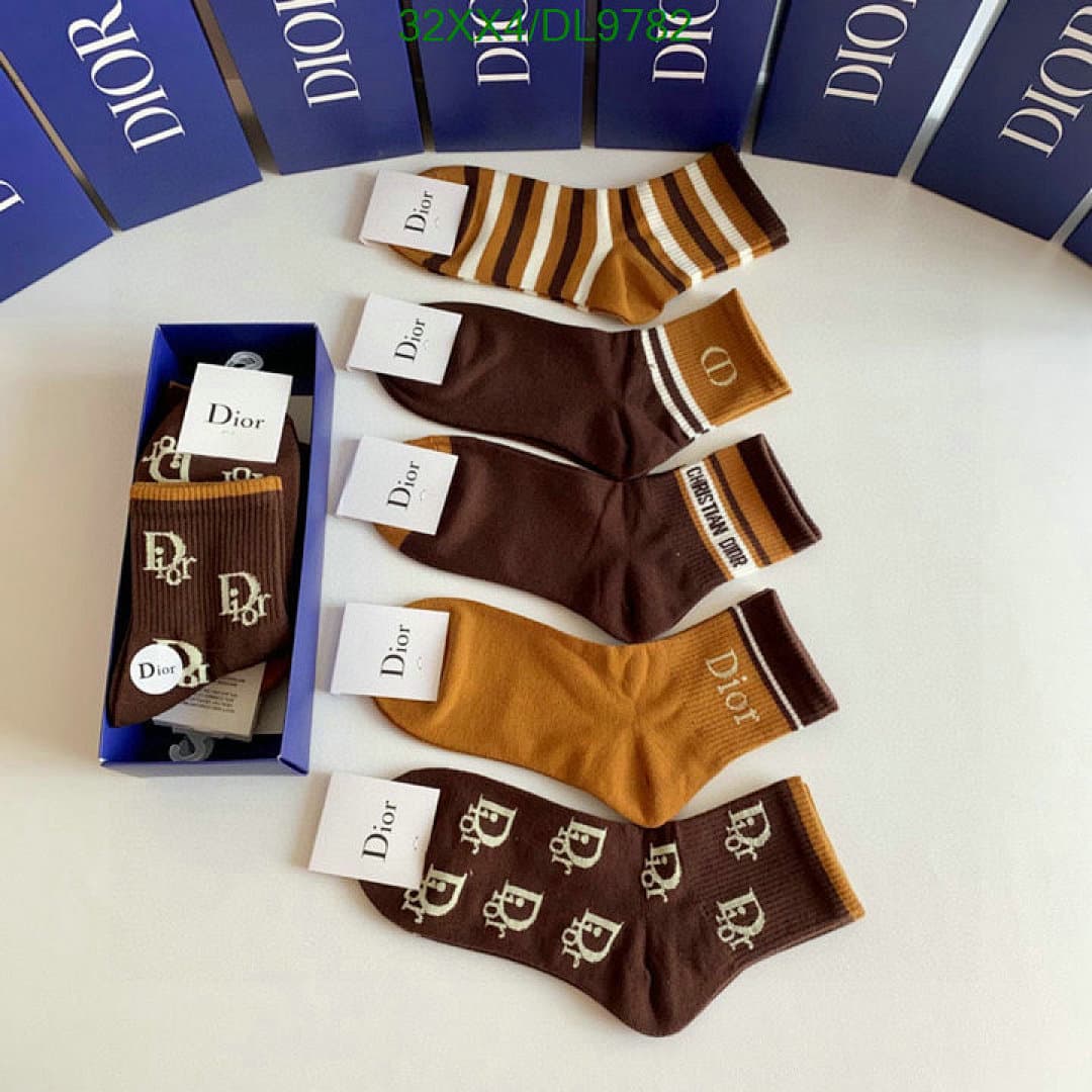 Dior Dior Ribbed Crew Socks - view 5